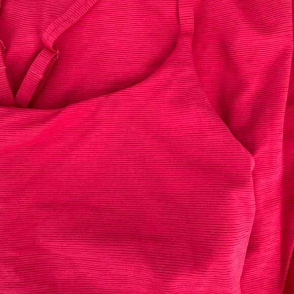 Outdoor Voices The Exercise Dress with shorts pink stripe size medium M - Picture 6 of 8